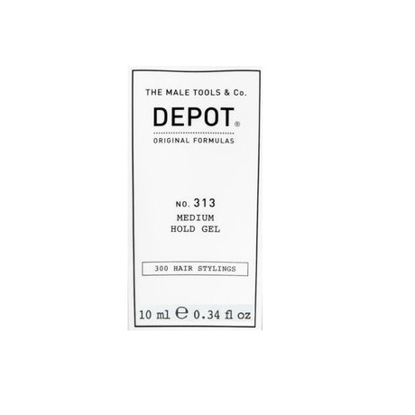 Depot, 300 Hair Stylings No. 313, UV Filter, Hair Styling Gel, Definition & Control, Medium Hold, 10 ml - Feel You