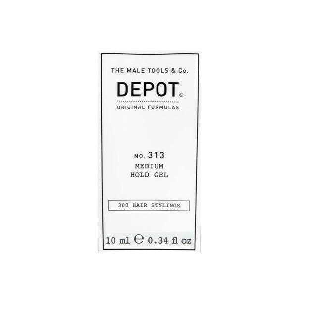 Depot, 300 Hair Stylings No. 313, UV Filter, Hair Styling Gel, Definition & Control, Medium Hold, 10 ml - Feel You