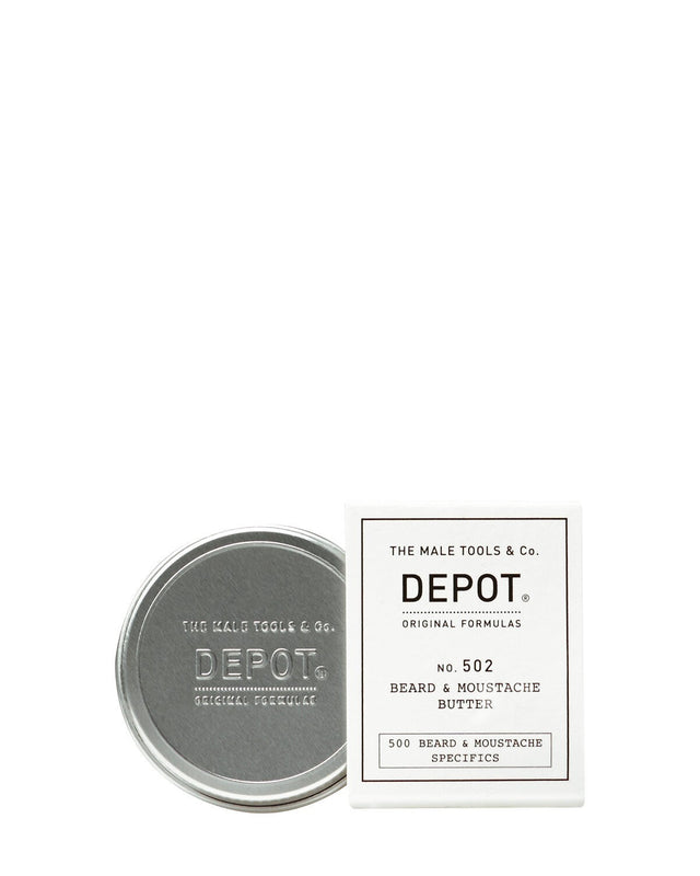 Depot, 500 Beard & Mustache Specifics No. 502, Argan Oil, Beard & Moustache Butter, Nourishing & Softening, 30 ml - Feel You