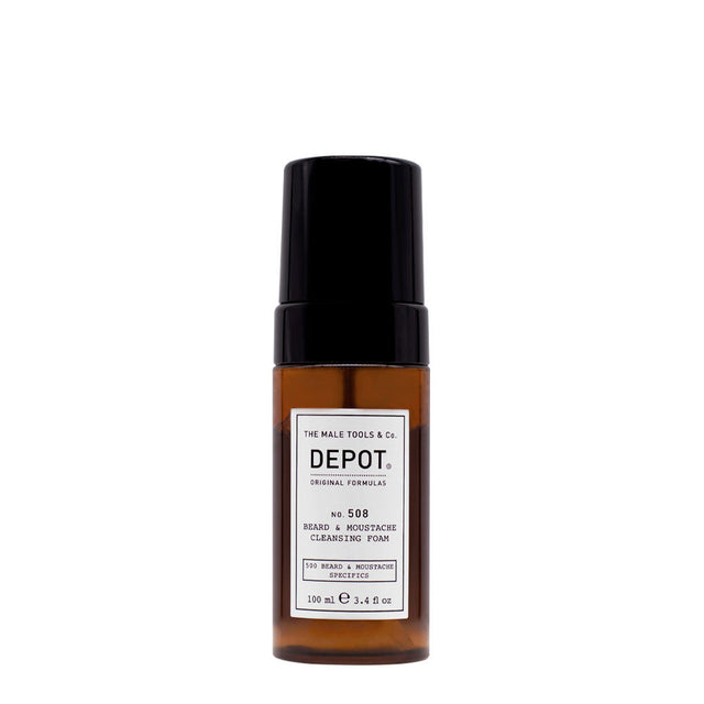 Depot, 500 Beard & Mustache Specifics No. 508, Beard Foam, For Cleansing, 100 ml - Feel You