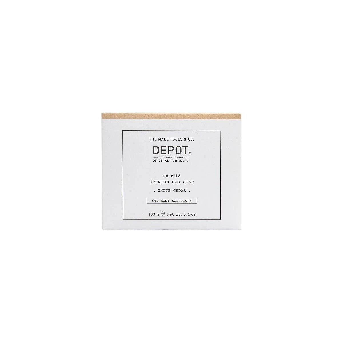Depot, 600 Body Solutions No. 602, Botanical Complex, Cleansing, White Cedar, Scented Soap Bar , 100 g - Feel You
