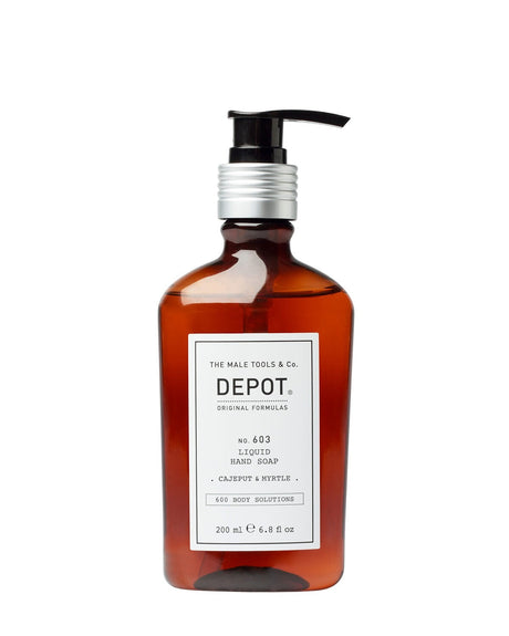 Depot, 600 Body Solutions No. 603, Cajeput & Myrtle, Sorbitol, Cleansing, Liquid Soap, For Hands, 200 ml - Feel You