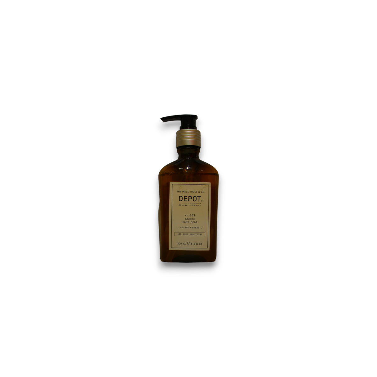 Depot, 600 Body Solutions No. 603, Citrus & Herbs, Sorbitol, Cleansing, Liquid Soap, For Hands, 200 ml - Feel You