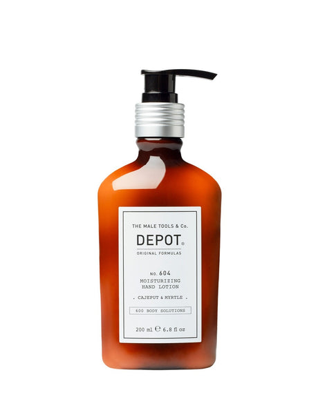 Depot, 600 Body Solutions No. 604, Glycerin, Moisturizing, Day, Cajeput & Myrtle, Lotion, For Hands, 200 ml - Feel You