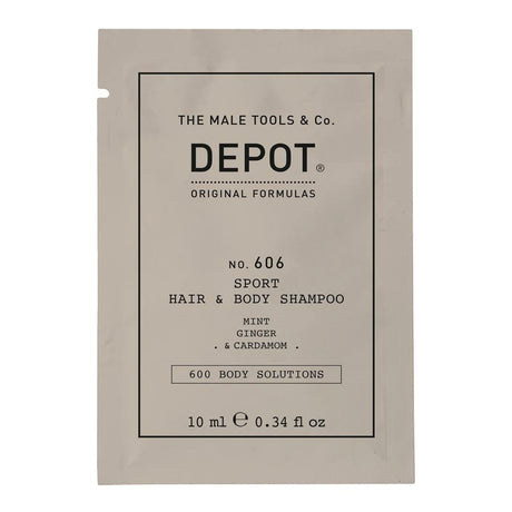 Depot, 600 Body Solutions  No. 606, Shower Gel & Shampoo 2-In-1, Botanical Complex, 10 ml - Feel You