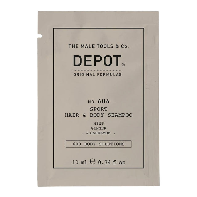 Depot, 600 Body Solutions  No. 606, Shower Gel & Shampoo 2-In-1, Botanical Complex, 10 ml - Feel You