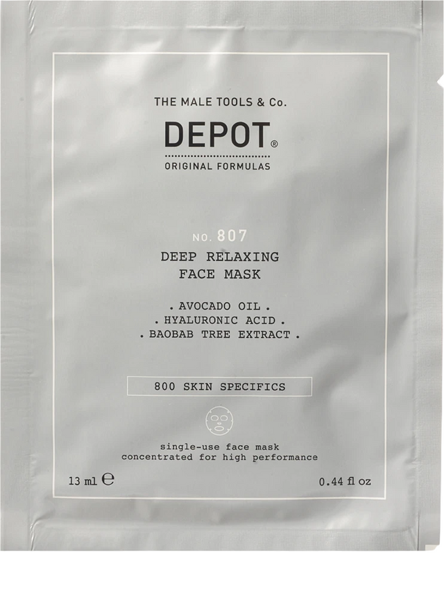 Depot, 800 Skin Specifics No. 807, Hyaluronic Acid, Nutri-Soothing, Sheet Mask, For Face, 13 ml - Feel You
