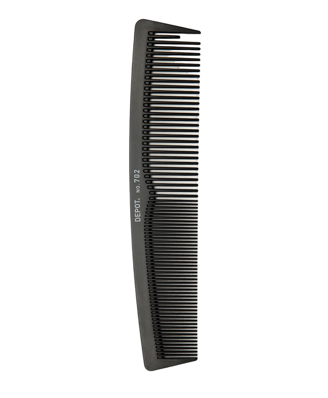 Depot, Accessories No. 702 Carbon, Hair Plastic Comb, Black - Feel You