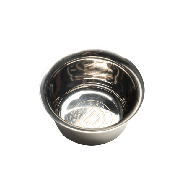 Depot, Accessories No. 735, Steel, Metal Shaving Bowl, Silver - Feel You