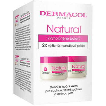 Dermacol - Natural Almond Day & Night Duopack - Dárková sada mandlového denního a nočního krému - Feel You