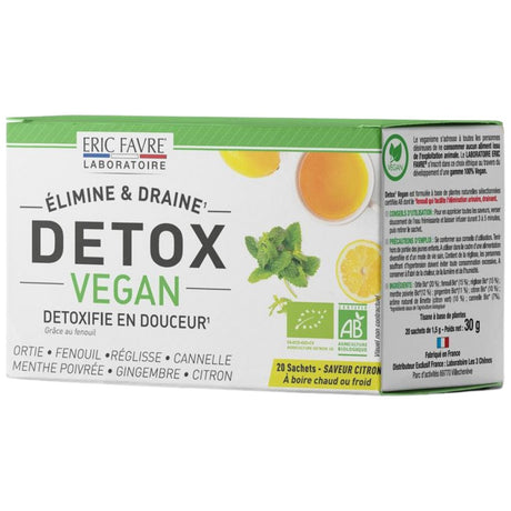 Detox Vegan | Herbal Detoxifying Tea - 20 Сашета - Feel You