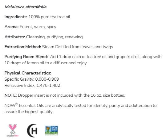 Tea Tree Oil | 100% Pure Melaleuca Alternifolia - 30 мл - Feel You