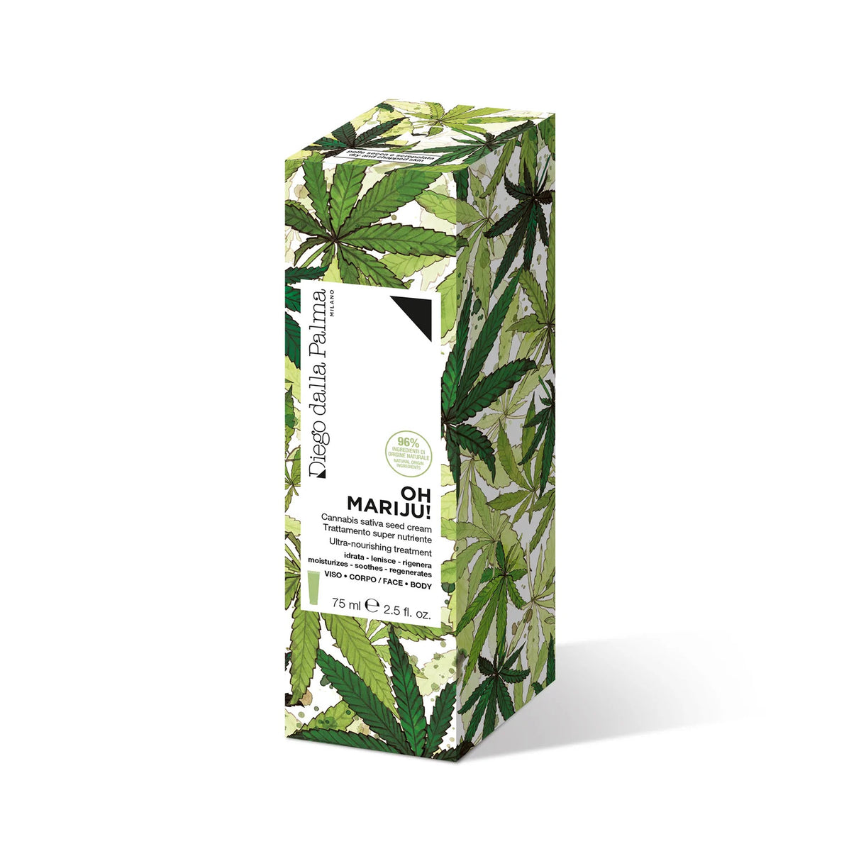 Diego Dalla Palma, Oh Mariju!, Vegan, Moisturizing, Cream, For Face & Body, 75 ml - Feel You
