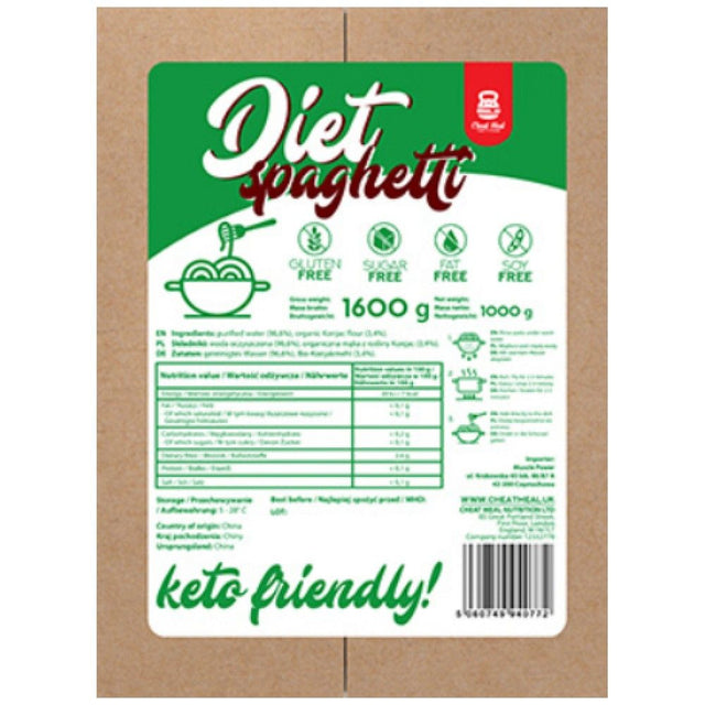 Diet Spaghetti | Keto Friendly Konjac - 1000 грама - Feel You