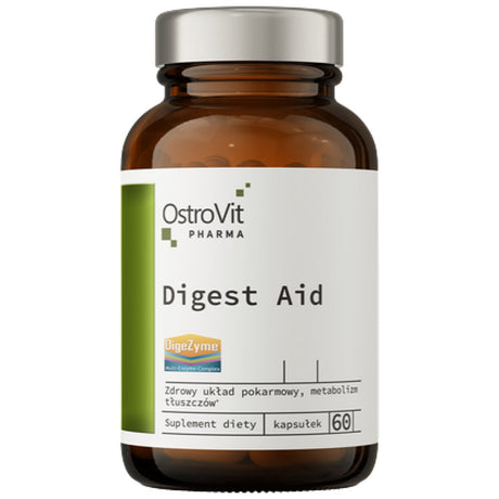 Digest Aid | with Enzymes, Herbs & Betaine HCL - 60 капсули - Feel You
