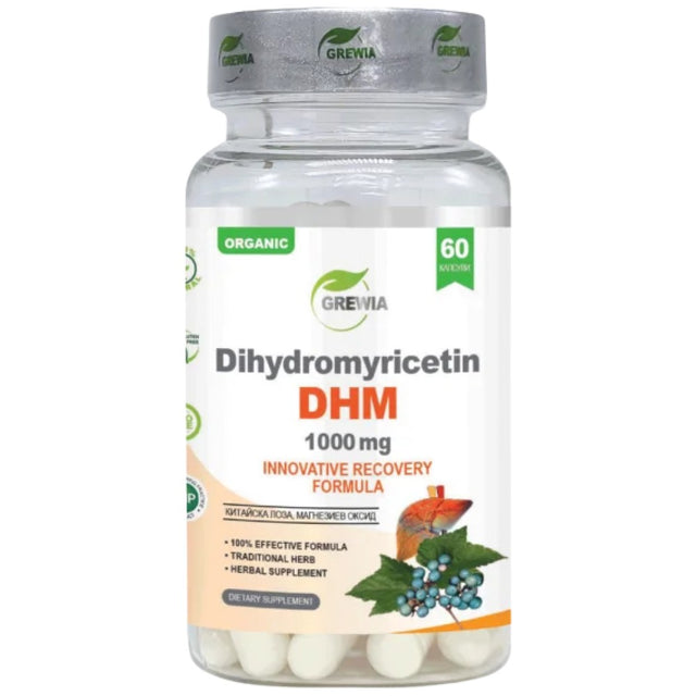 Dihydromyricetin DHM 1000 mg - 60 капсули - Feel You