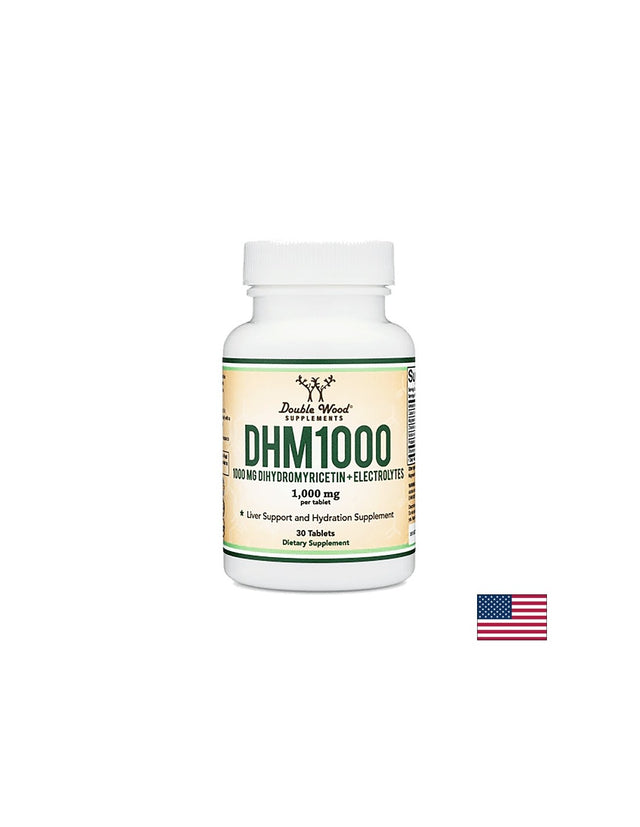 Dihydromyricetin + Electrolytes/ Дихидромирицетин + eлектролити, 30 таблетки Double Wood - Feel You