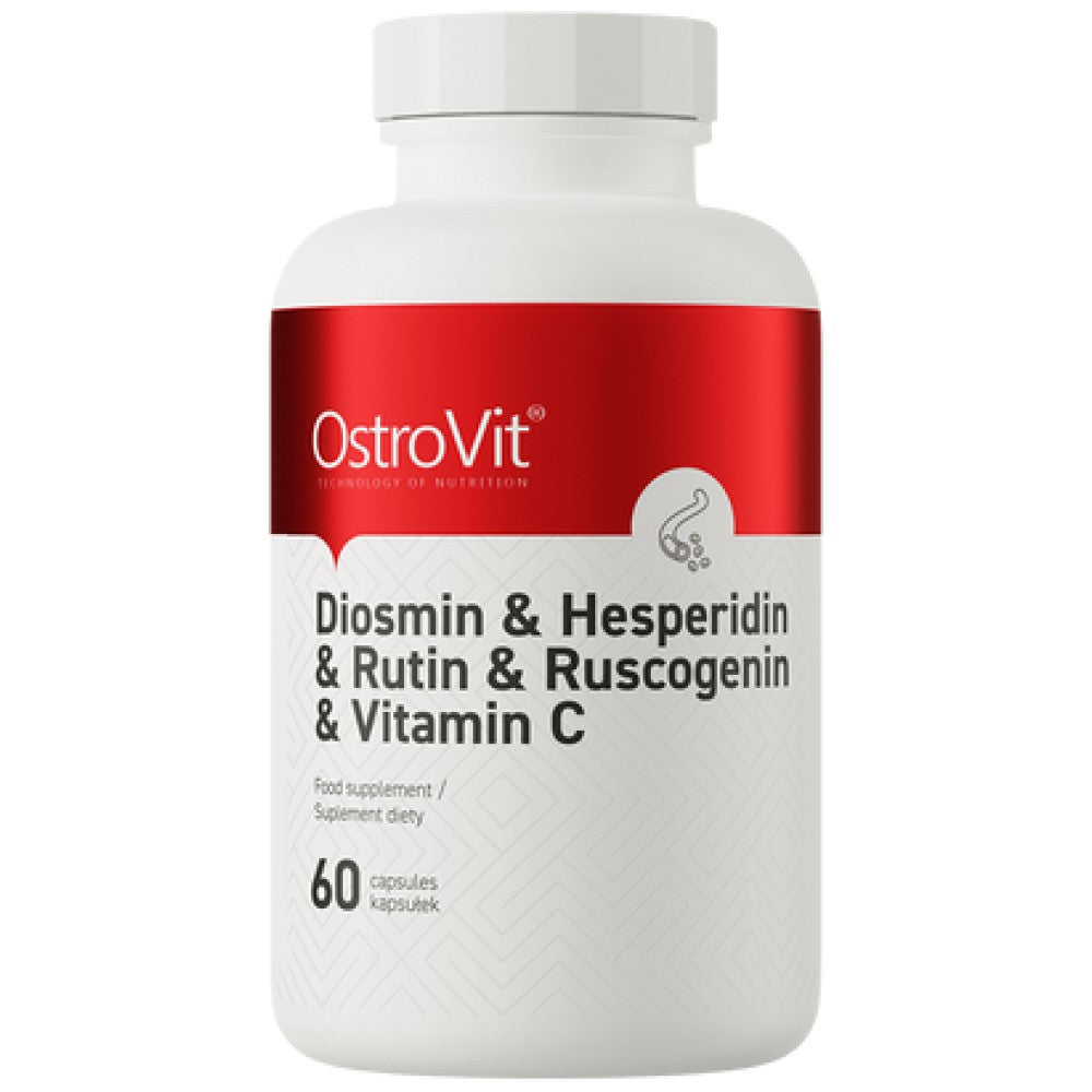 Diosmin + Hesperidin + Rutin + Ruscogenin + Vitamin C - 60 капсули - Feel You