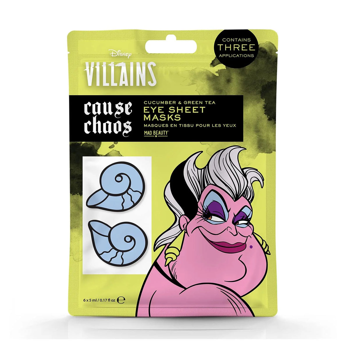 Disney Ursula Mascarilla Facial Ojos 1un - Feel You