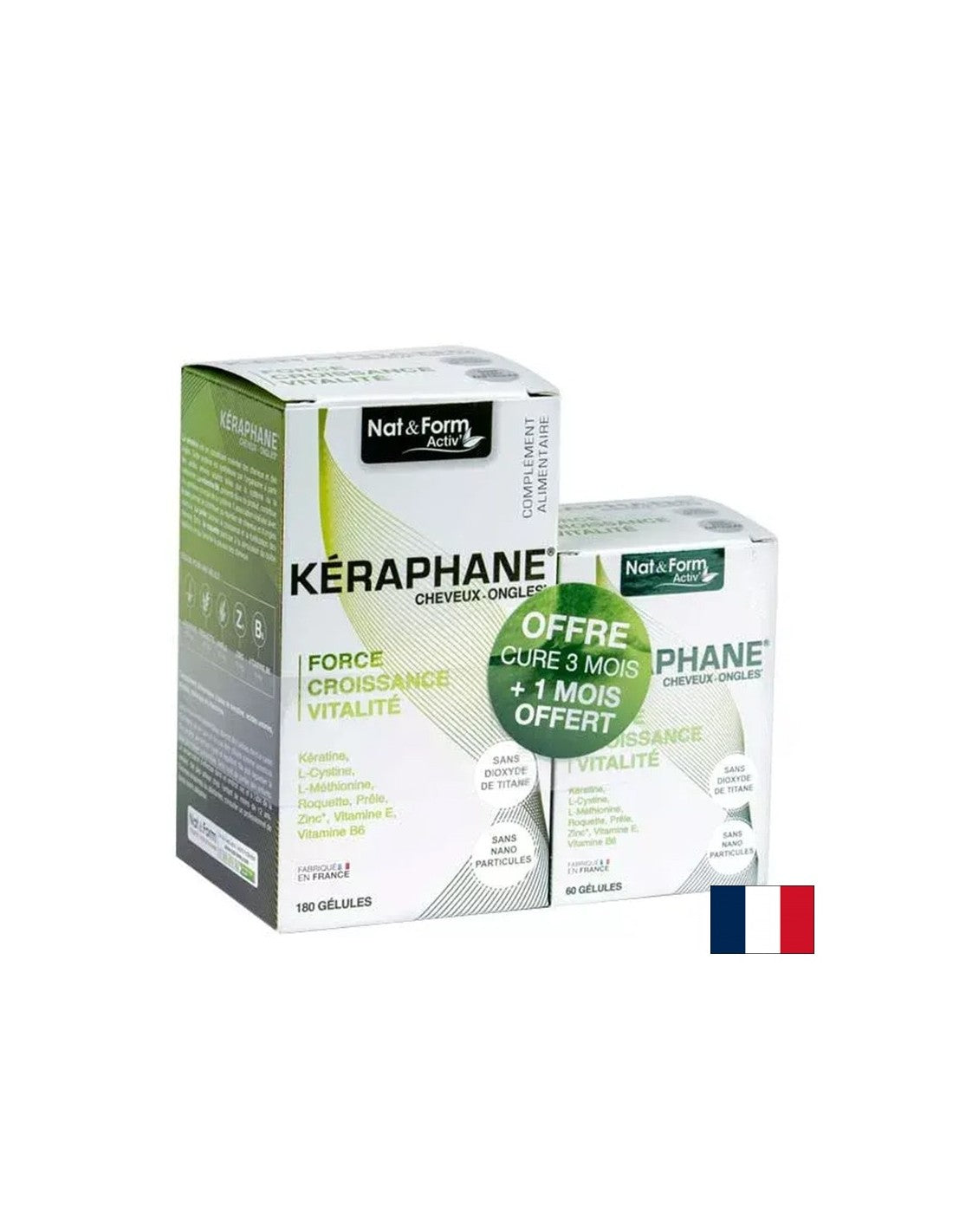 Коса и нокти - Div Keraphan, 240 капсули - Feel You