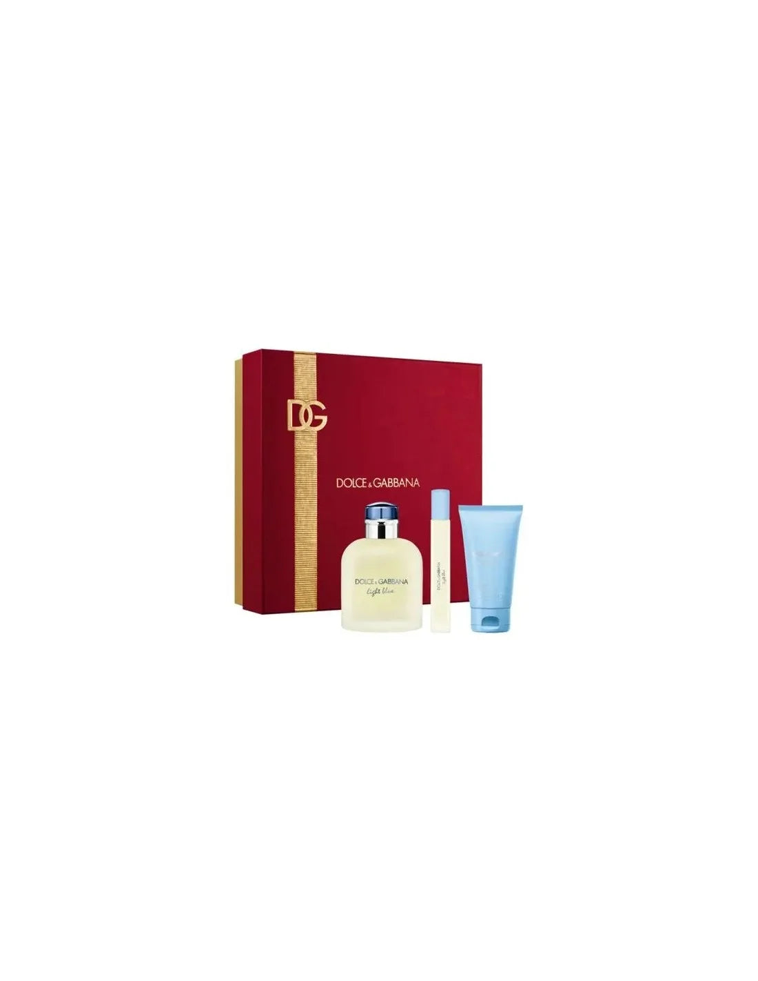 Dolce Gabbana - Light Blue Pour Homme Gift Set EDT 125 ml, shower gel 50 ml and miniature EDT 10 ml - 125ml - Feel You