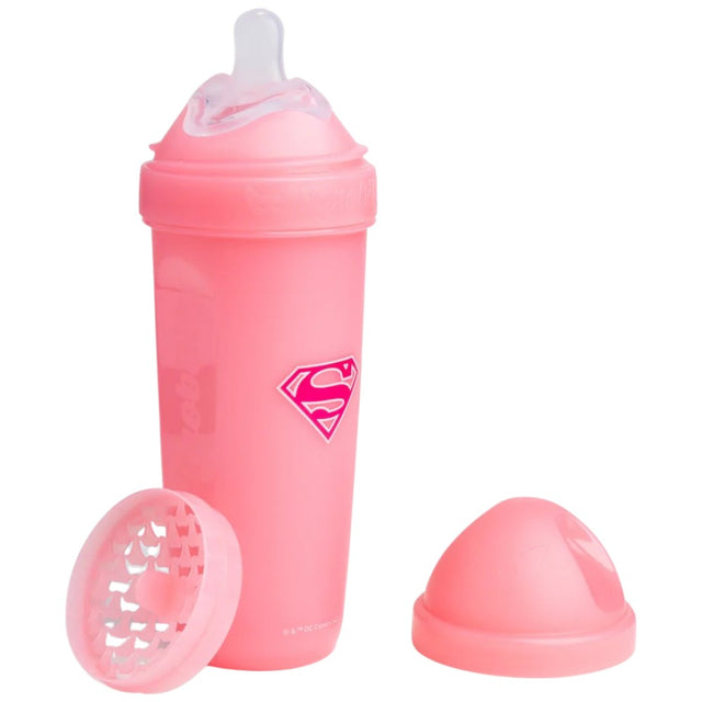 Double Anti-Colic Baby Bottle 340 ml / Supergirl - 340 мл - Feel You