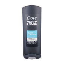 Dove - Men + Care Clean Comfort Shower Gel - Shower gel for body and face - 250ml - Feel You