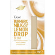 Dove - Shower Bar Turmeric Milk & Lemon Drop - Krémová tableta - 141.0g - Feel You