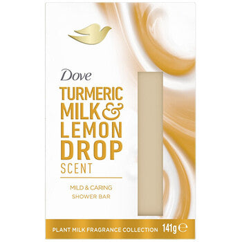 Dove - Shower Bar Turmeric Milk & Lemon Drop - Krémová tableta - 141.0g - Feel You