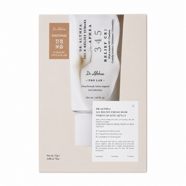 Dr. Althea - 345 Relief Cream Mask Box, 4 sheets - Feel You