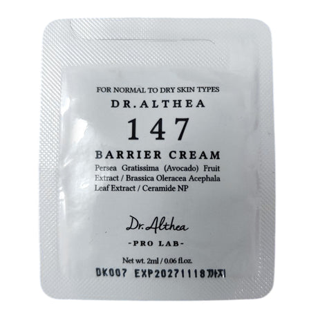 Dr. Althea Pro Lab 147 Barrier Cream SAMPLE 2 ml - Feel You