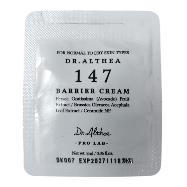 Dr. Althea Pro Lab 147 Barrier Cream SAMPLE 2 ml - Feel You