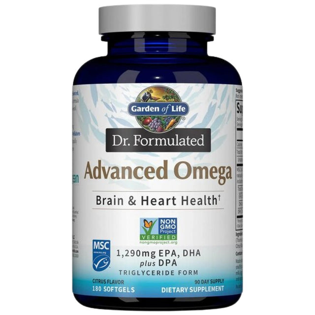 Dr. Formulated Advanced Omega - 180 Гел капсули - Feel You