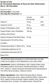 Dr. Formulated Attention & Focus for Kids - 60 Дъвчащи гел капсули - Feel You