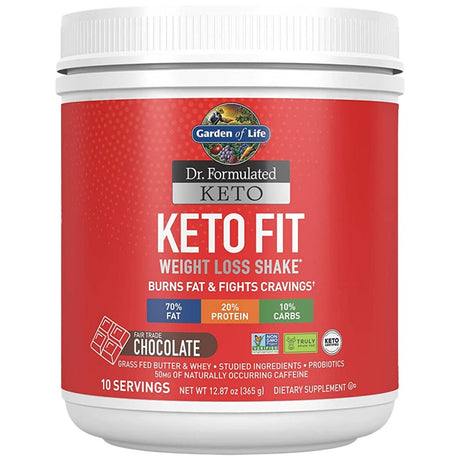 Dr. Formulated Keto Fit | Weight Loss Shake - 355 грама - Feel You