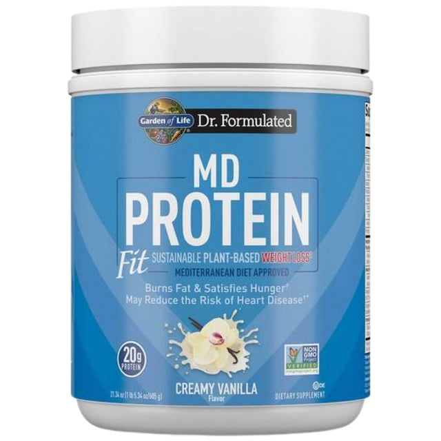 Dr. Formulated MD Protein FIT | Sustainable Plant-Based Powder - 605 грама - Feel You