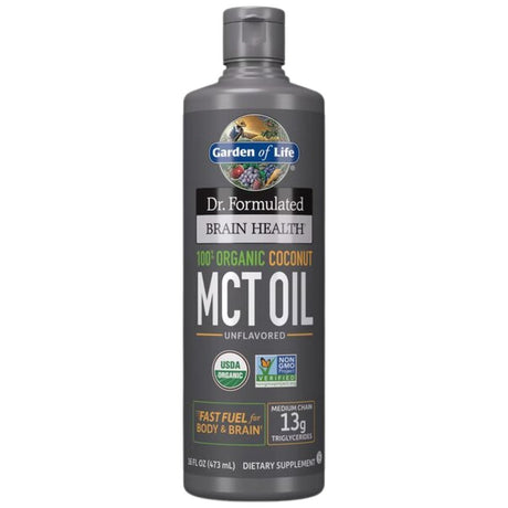 Dr. Formulated Organic Brain Health MCT Oil - 473 мл - Feel You