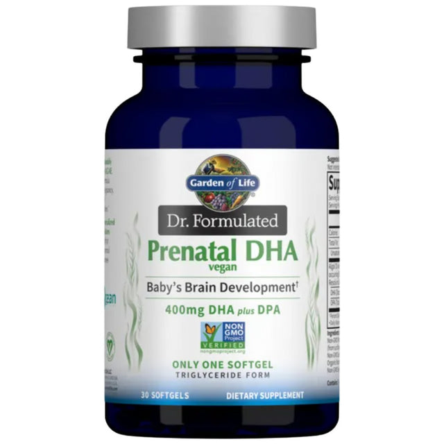 Dr. Formulated Prenatal DHA 400 mg - 30 Гел капсули - Feel You