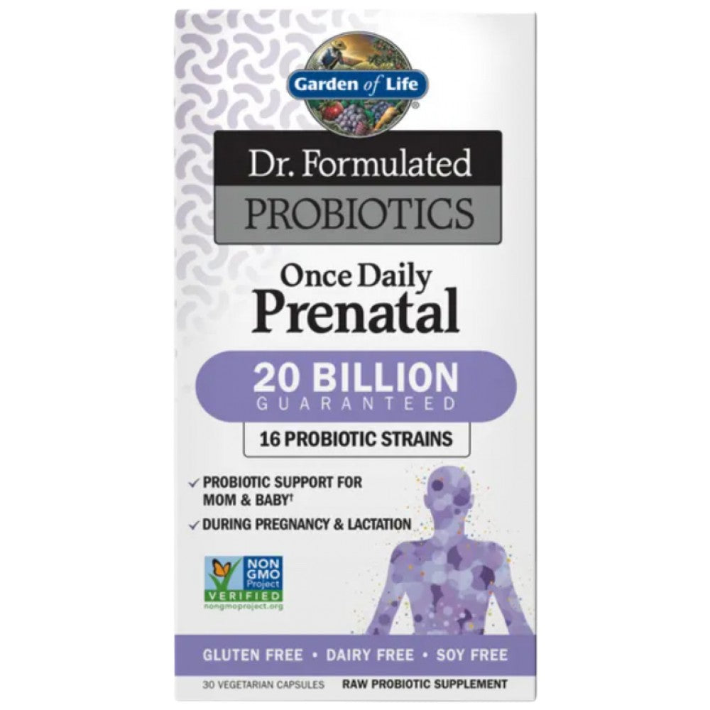 Dr. Formulated Probiotics | Once Daily Prenatal - 30 капсули - Feel You