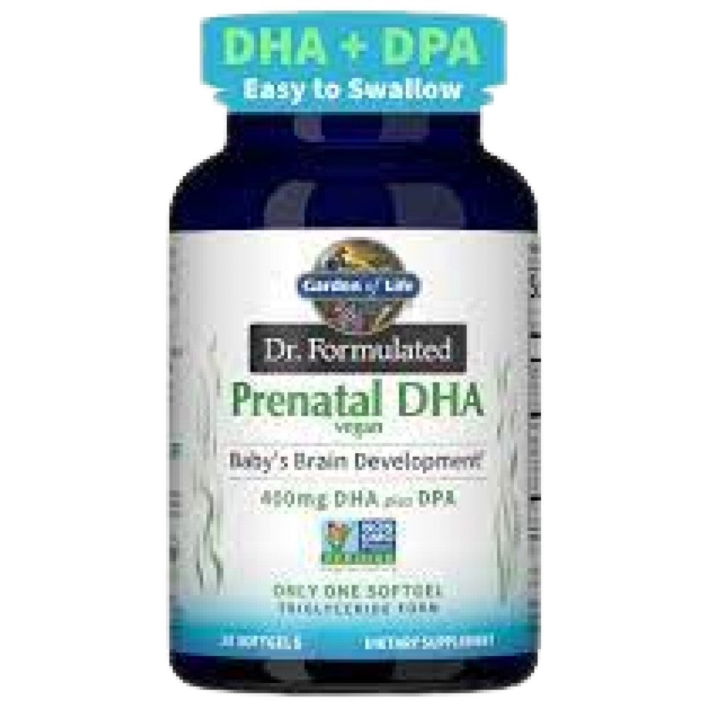 Dr. Formulated Vegan Prenatal DHA - 30 Гел капсули - Feel You