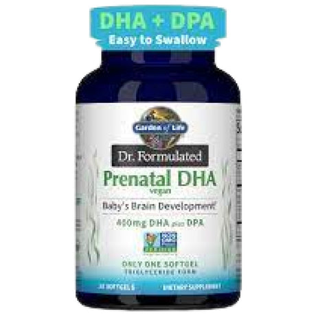 Dr. Formulated Vegan Prenatal DHA - 30 Гел капсули - Feel You