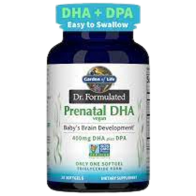 Dr. Formulated Vegan Prenatal DHA - 30 Гел капсули - Feel You