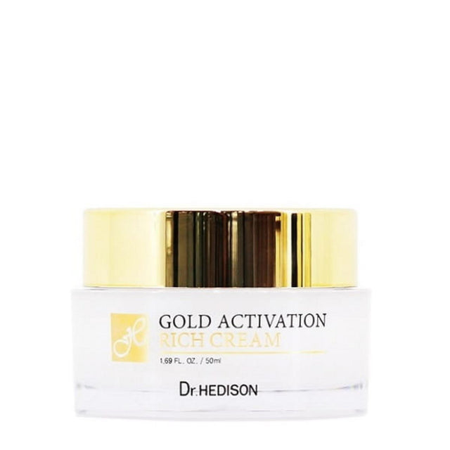 Dr. Hedison, Gold Activation, 24K gold, Anti-Aging, Rich Cream, For Face, 50 ml - Feel You