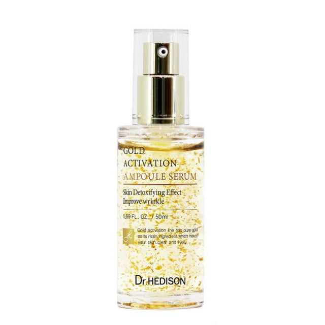 Dr. Hedison, Gold Activation, 24K gold, Detoxifying, Serum, For Face, 50 ml - Feel You