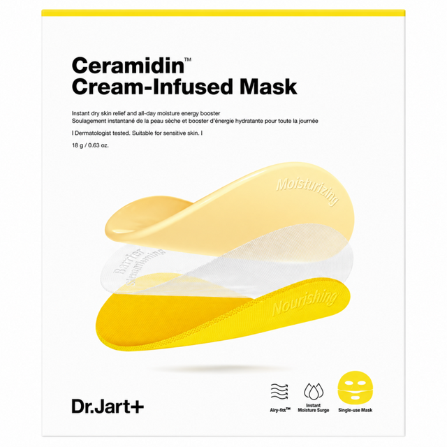 Dr.Jart+ - Ceramidin Cream-Infused Mask Pack, 5 sheets - Feel You