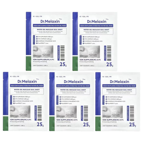 Dr.Melaxin - Aqua Ion Plasma Water Gel Mask 25g*5ea - Feel You