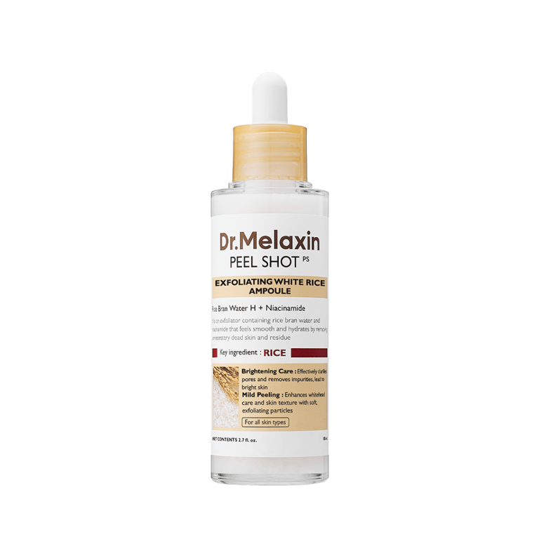 Dr.Melaxin - Peel Shot Exfoliant White Rice Ampoule, 80ml - Feel You