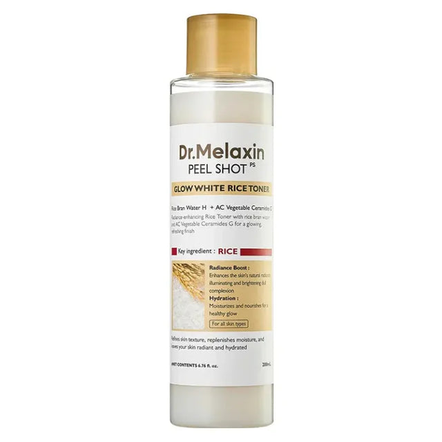 Dr.Melaxin - Peel Shot Glow Rice Toner 200ml - Feel You