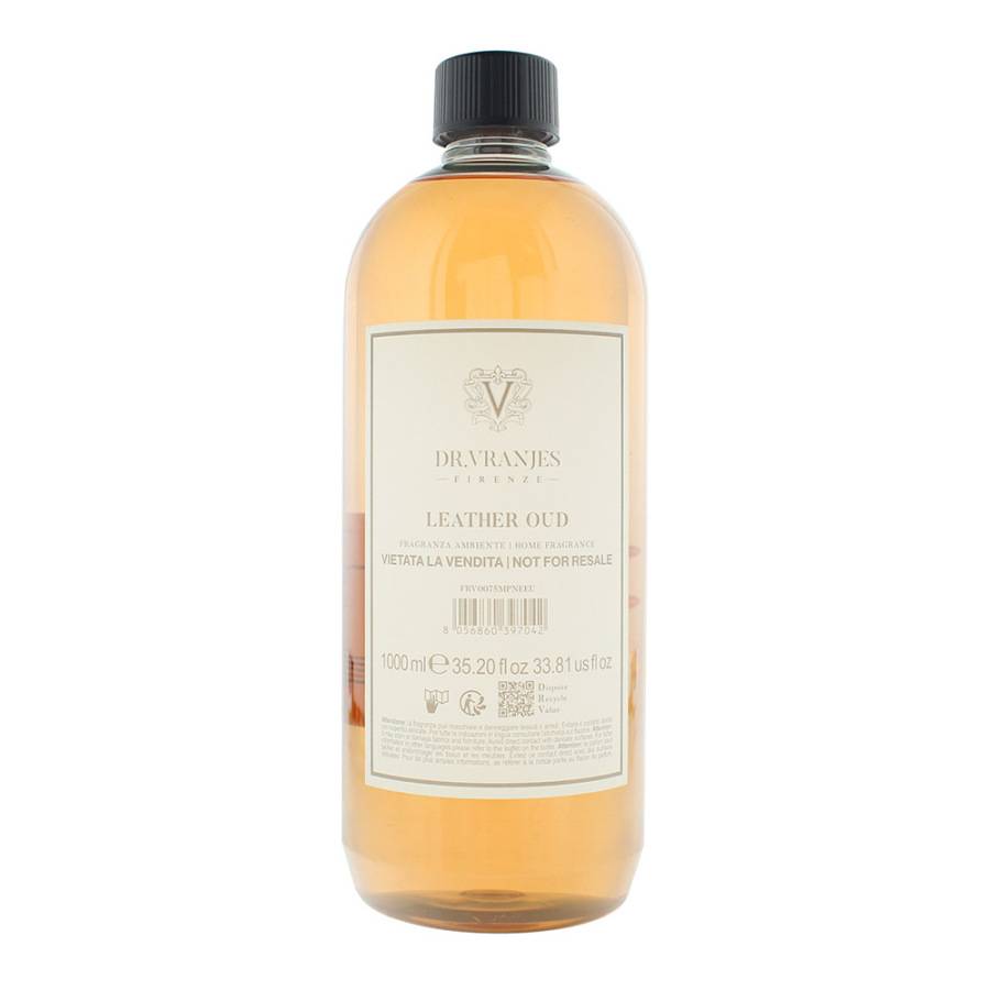 Dr. Vranjes Firenze, Leather Oud, Leather Oud, Oil Diffuser Refill, 1000 ml - Feel You