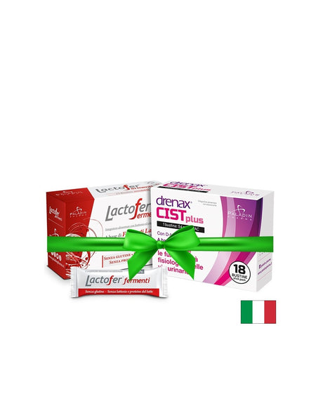 Промо пакет уринарен тракт - Drenax® с червена боровинка, 18 сашета + Пробиотик Lactofer (Лактофер), 12 сашета - Feel You